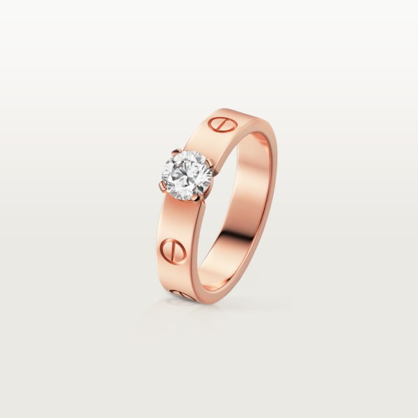 Love Solitaire Rose gold, diamond