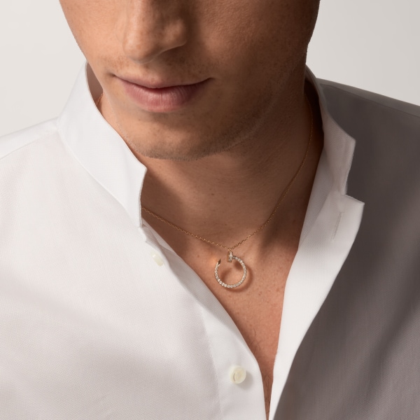 Juste un Clou pendant, diamonds Rose gold, diamonds