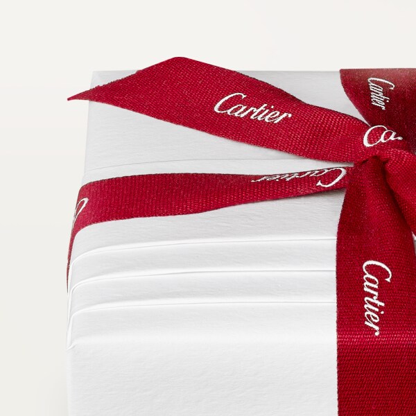 CROG000668 - Diabolo de Cartier jewellery travel case - Red calfskin -  Cartier