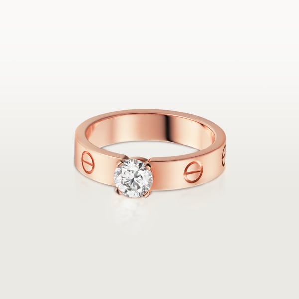 Love Solitaire Rose gold, diamond