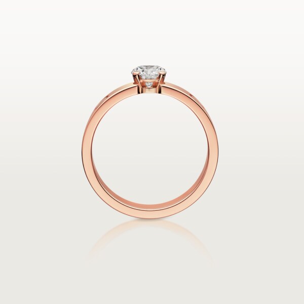 Love Solitaire Rose gold, diamond