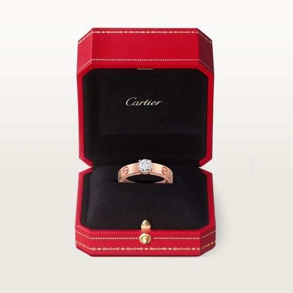 Love Solitaire Rose gold, diamond