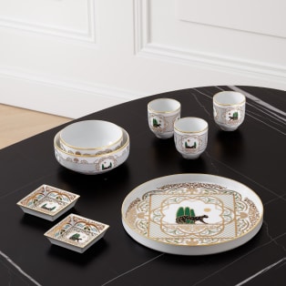 Panthère de Cartier卡地亚猎豹茶杯三件套 陶瓷