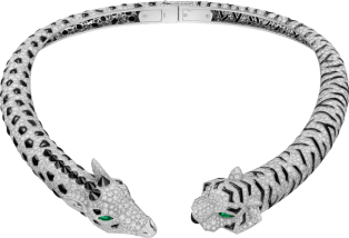 Indomptables de Cartier necklace White gold, onyx, emerald, diamonds