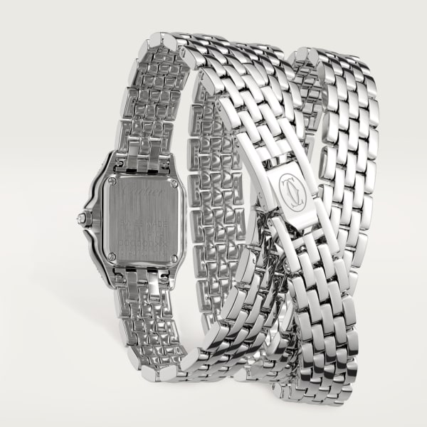 Panthère de Cartier watch Mini model, quartz movement, white gold, diamonds