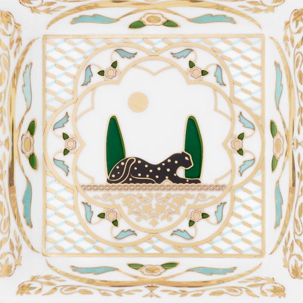 Panthère de Cartier卡地亚猎豹饰品托盘两件套，小号款 陶瓷