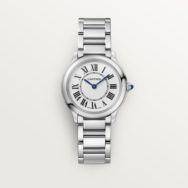 Ronde Must de Cartier watch 29 mm, quartz movement, steel