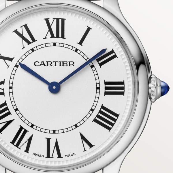 Ronde Must de Cartier系列腕表 36 毫米，石英机芯，精钢，非动物性材质表带