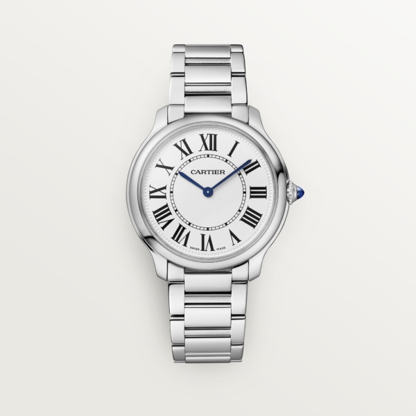 Ronde Must de Cartier watch 36 mm, quartz movement, steel