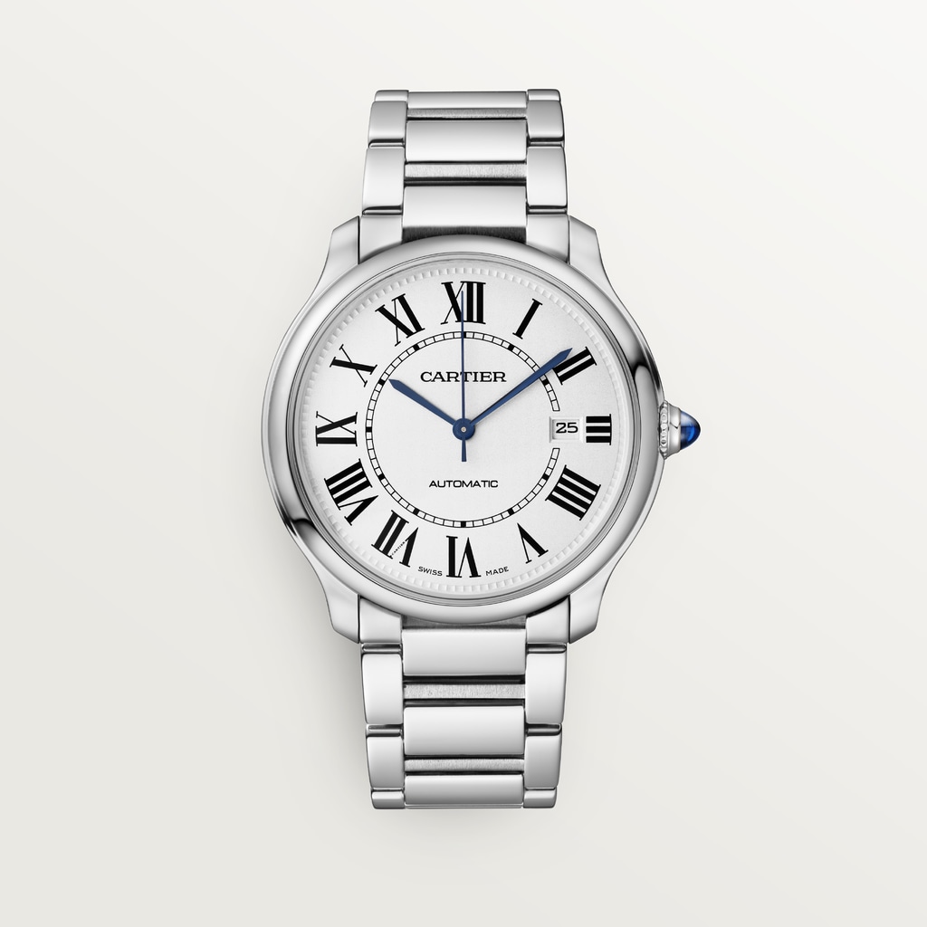 Ronde Must de Cartier watch40 mm, automatic movement, steel