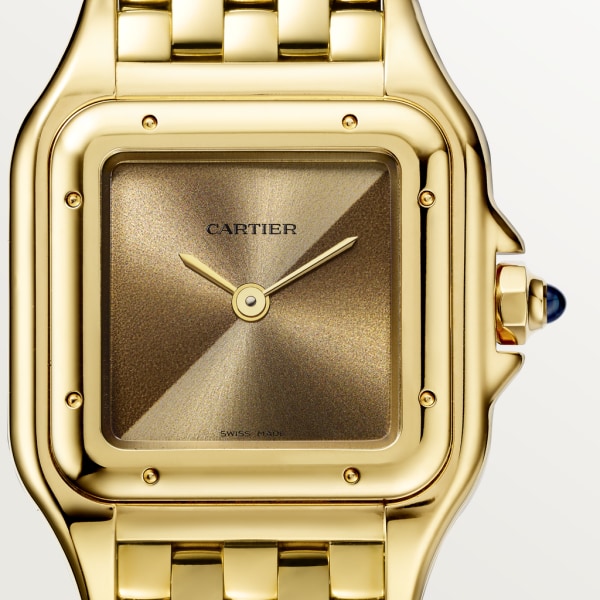 Panthère de Cartier watch Small model, quartz movement, yellow gold