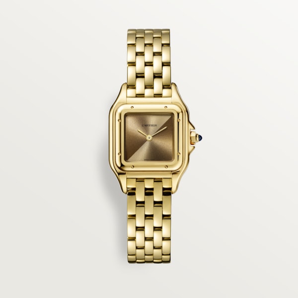 Panthère de Cartier watch Small model, quartz movement, yellow gold