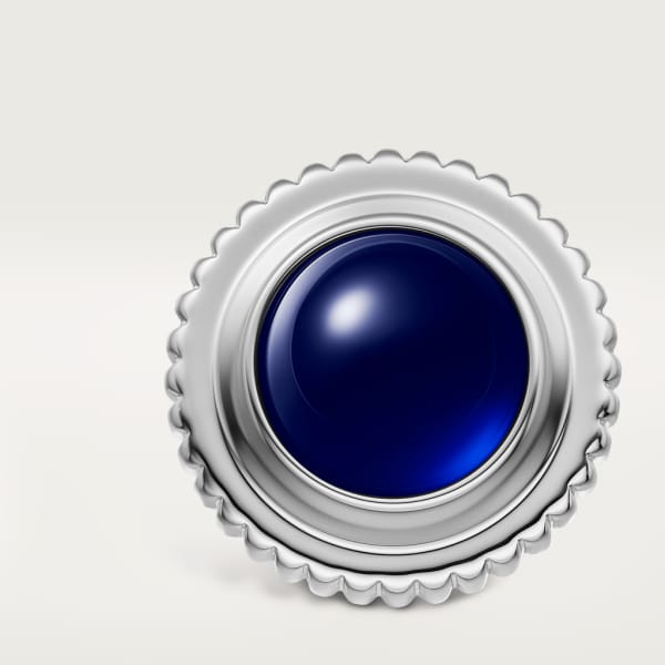 Pasha de Cartier cufflinks Sterling silver, palladium finish, synthetic spinel