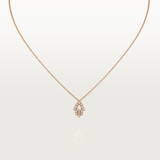 Symbol pendant Rose gold, diamond