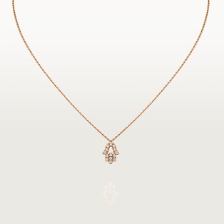 Symbols necklace Rose gold, diamonds