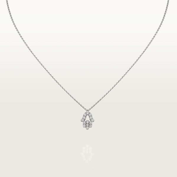 Symbol pendant White gold, diamond
