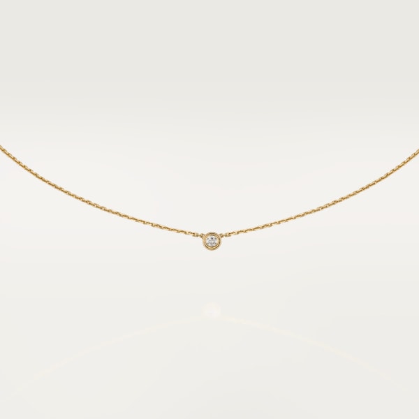 Cartier d'Amour necklace XS Yellow gold, diamond