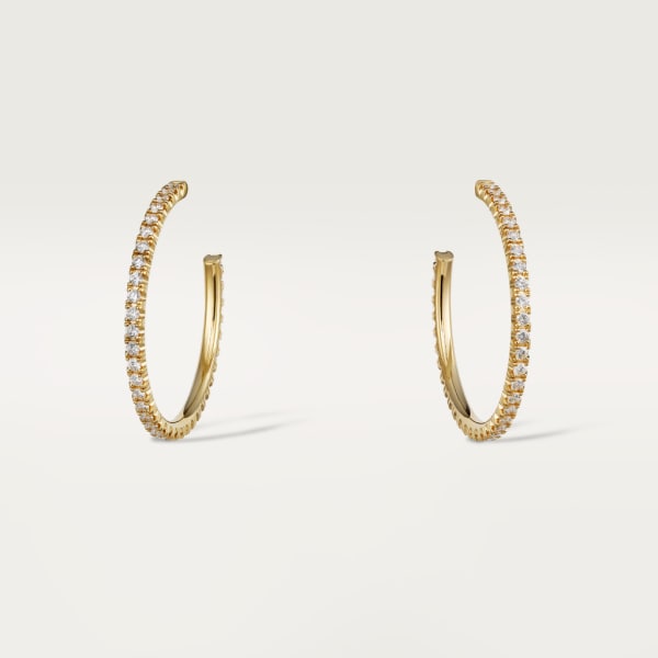 Etincelle de Cartier earrings Yellow gold, diamonds