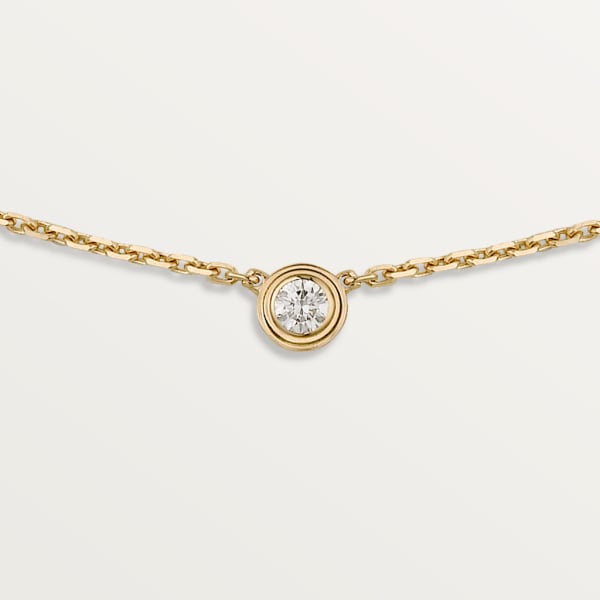 Cartier d'Amour necklace XS Yellow gold, diamond