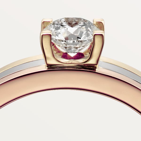 Vendôme Louis Cartier订婚钻戒 白金，黄金，玫瑰金，钻石