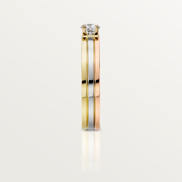 Vendôme Louis Cartier Solitaire White gold, yellow gold, rose gold, diamond