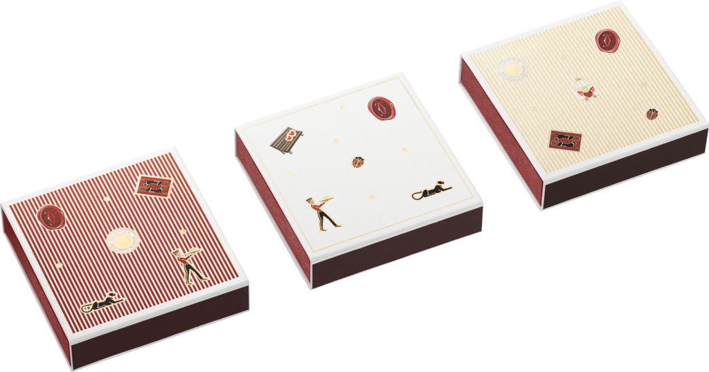 Diabolo de Cartier火柴盒三件套纸张和木料源自可持续施业林