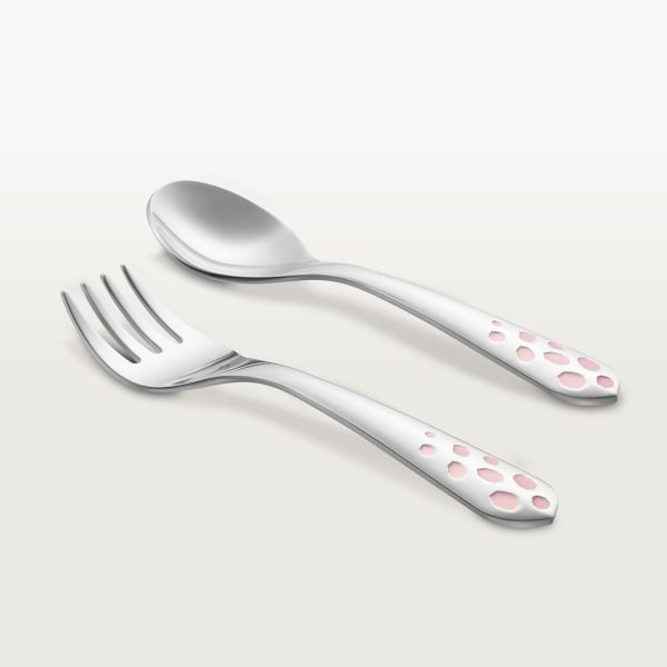 Cartier Baby panther cutlery set Metal and lacquer