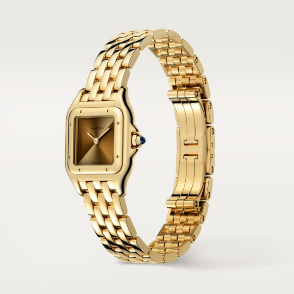 Panthère de Cartier watch Small model, quartz movement, yellow gold