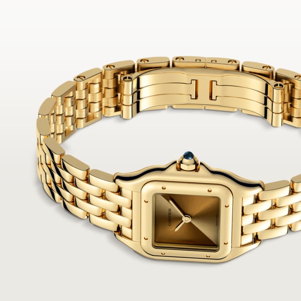 Panthère de Cartier watch Small model, quartz movement, yellow gold