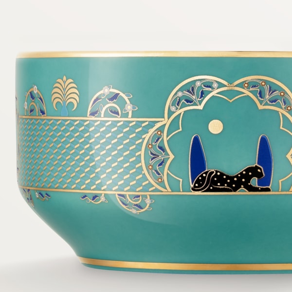 Panthère de Cartier卡地亚猎豹瓷碗两件套 陶瓷