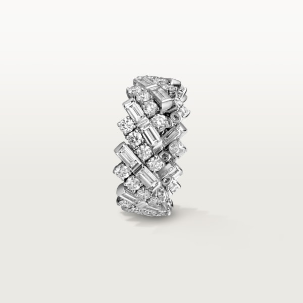 Reflection de Cartier结婚对戒 白金，钻石