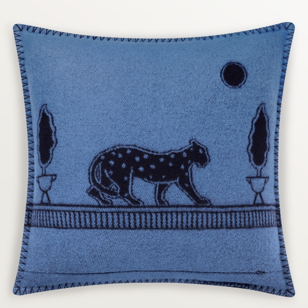 Panthère de Cartier cushion Merino wool and cashmere