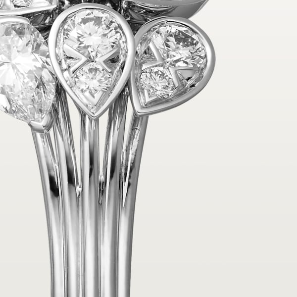 Pluie de Cartier ring White gold, diamonds