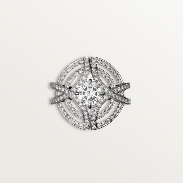 Galanterie de Cartier ring White gold, diamonds