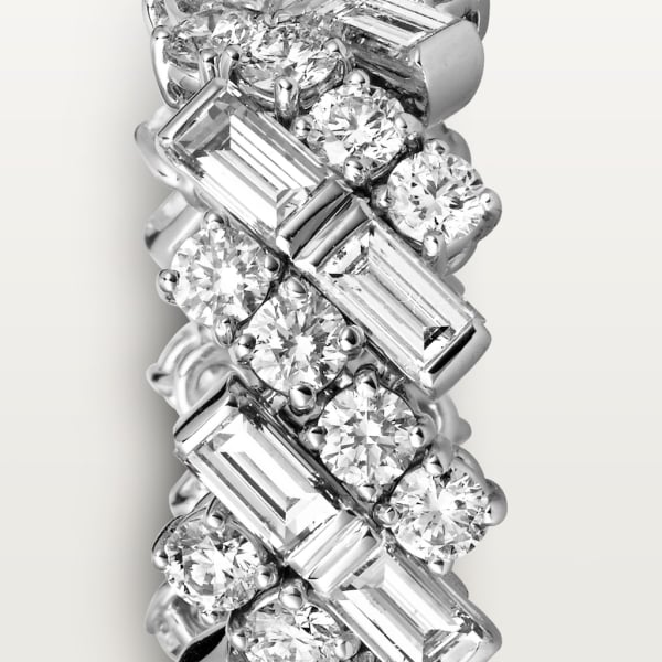 Reflection de Cartier结婚对戒 白金，钻石