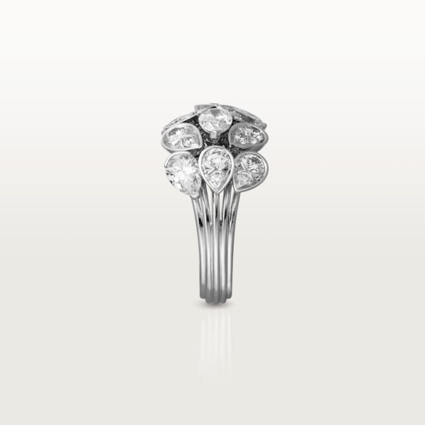 Pluie de Cartier ring White gold, diamonds