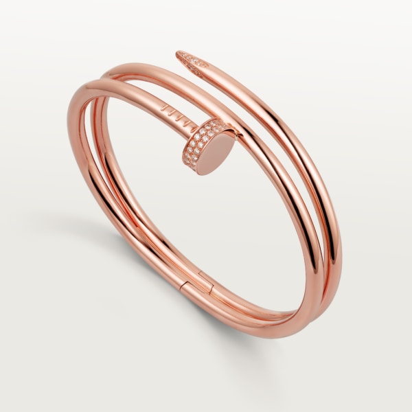 Juste un Clou bracelet Rose gold, diamonds