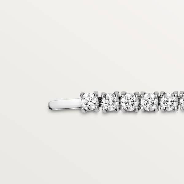 经典钻石链系列手镯 白金，钻石