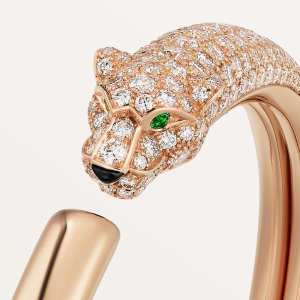 Panthère de Cartier bracelet Rose gold, onyx, emeralds, diamonds