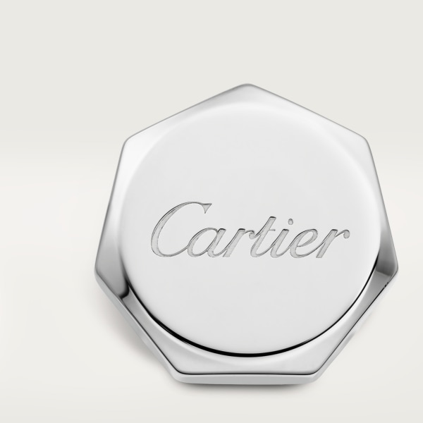 Santos de Cartier袖扣 纯银，镀钯饰面。