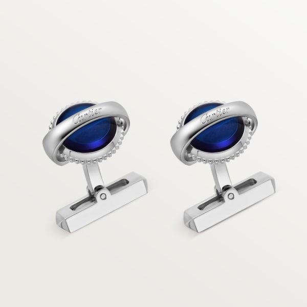 Ballon Bleu de Cartier silver cufflinks Sterling silver, palladium finish, synthetic spinel