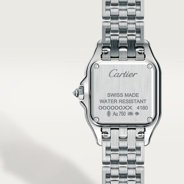 Panthère de Cartier腕表 小号表款，石英机芯，18K白金，钻石