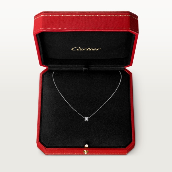 C de Cartier项链 白金，钻石