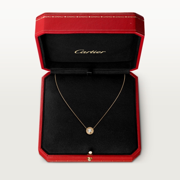 Cartier d'Amour项链 玫瑰金，钻石