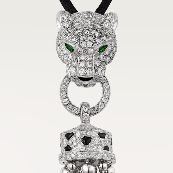 Panthère de Cartier necklace White gold, emeralds, diamonds, onyx