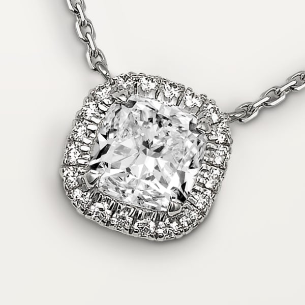 Cartier Destinée项链 白金，钻石