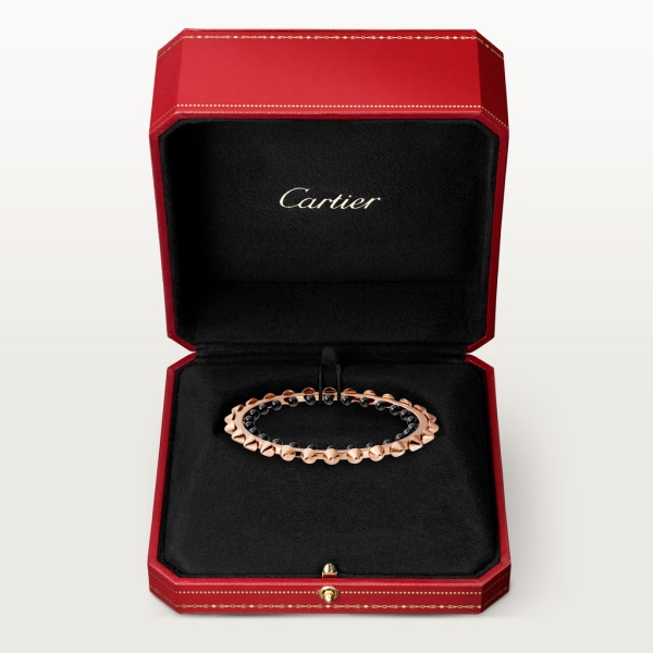 Clash de Cartier bracelet Rose gold, onyx