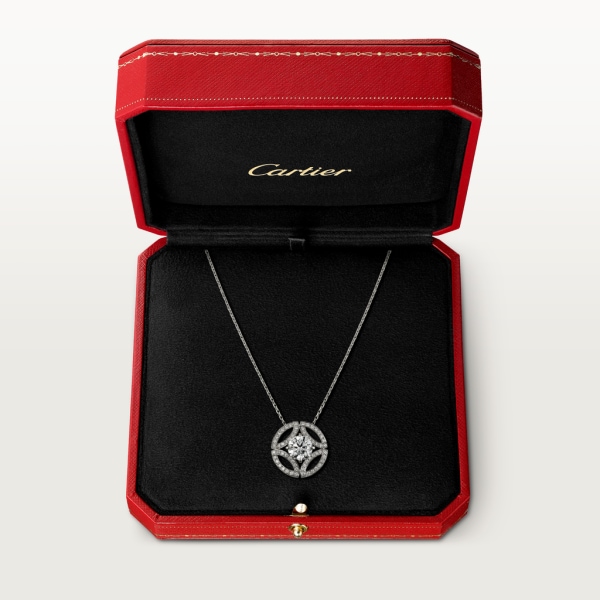 Galanterie de Cartier项链 白金，钻石
