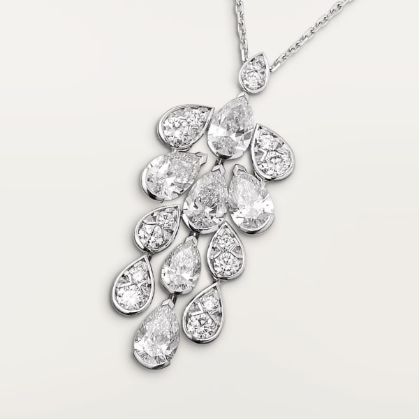 Pluie de Cartier necklace White gold, diamonds