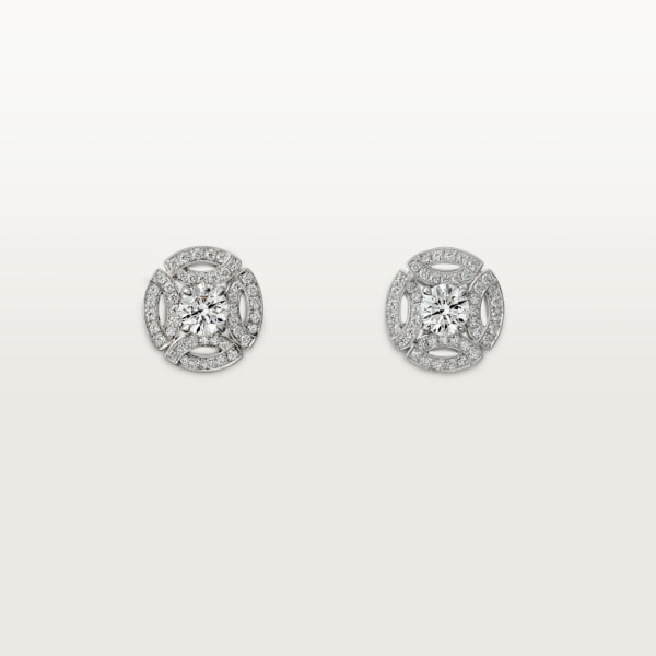 Galanterie de Cartier earrings White gold, diamonds
